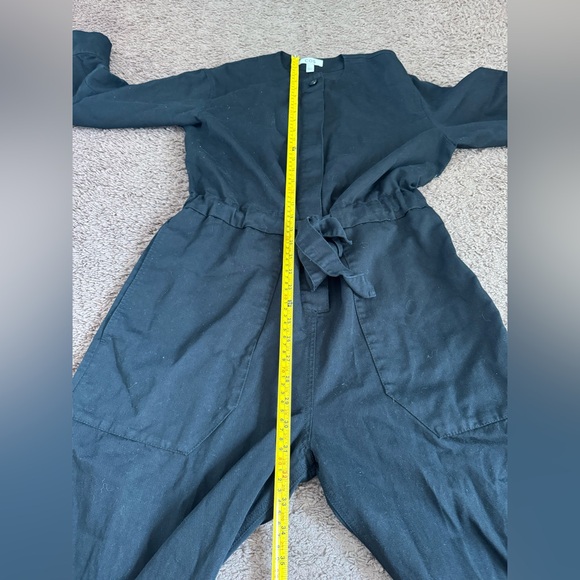 COS Black Long Sleeve Belted Jumpsuit Oversized Size XS - Picture 7 of 12